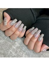 ダリア(Dahlia)/ぷくぷくネイル