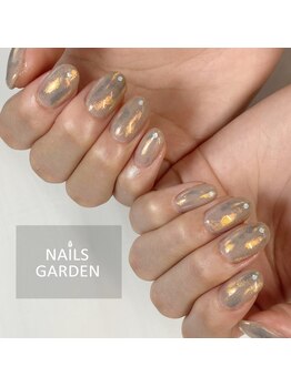 ネイルズガーデン(NAILS GARDEN)/オーロラニュアンスネイル