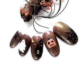 マグネットハロウィンネイル