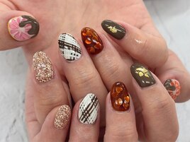 【森】バレンタインネイル