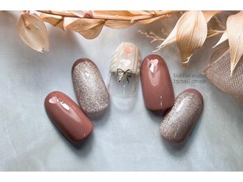 ハートリボンネイル♪