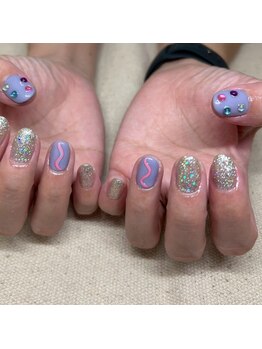 ミスネイル うるま江洲店(Ms.naiL)/#あいね指名デザイン 
