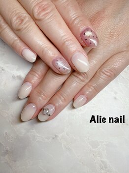 アリーネイル(Alie nail)/【シンプル綺麗め】サンプル2本