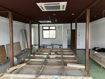 酵素風呂 チル/改装工事