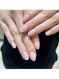 【ジェル】フレンチ　シンプル