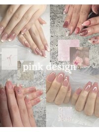 pink nail☆