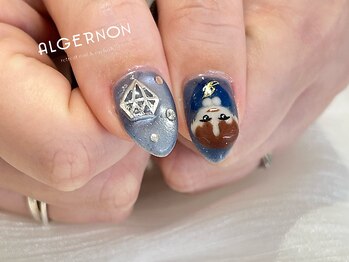 推し活ネイル.・～*