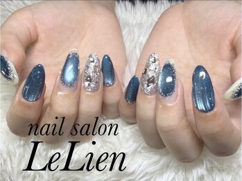 ルリアン(LeLien)の写真/360度どこから眺めても美しい、カジュアルにシンプルネイルを楽しめる◇トレンドデザインアート￥8000