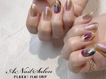 エーネイルサロン プラーカ本店(A-Nail Salon)/　秋色個性派ニュアンス