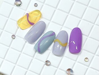 ☆ベーシックネイル#357