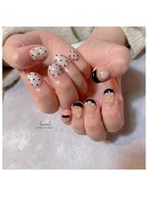 ハヌル(haneul.)/モノトーン【ドット/フレンチ】