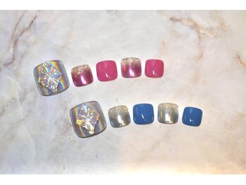 ネイルサロン ブリオン(Nail Salon Bullion)/オーロラダイヤネイル