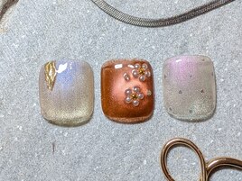 フット＊親指アート ¥7000