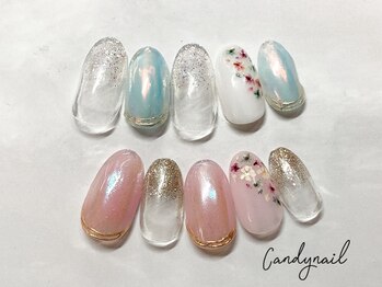 ネイルサロン キャンディネイル(Candy Nail)/押し花