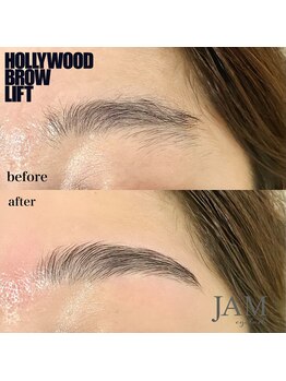 ジャム アイラッシュ 枚方店(JAM eyelash)/ハリウッドブロウリフト＊