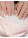 スカラップフレンチnail