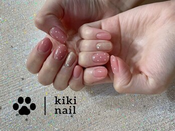 キキネイル 溝の口(kikinail)/大人シンプル/ドットネイル
