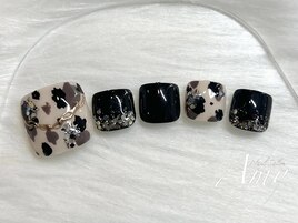 Footモノトーンネイル