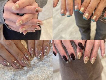 エトレ(ETOLE)の写真/【当店人気No1】初めての方、デザインに迷われている方にオススメ☆フットネイルも◎カラー変更OK！