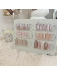 シンプル定額ネイル￥6000