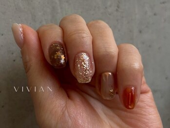 ヴィヴィアン ネイル(Vivian nail)/クリスマス ニュアンス