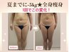 【本気痩せ】夏までに-5kg★全身痩身150分¥49800→¥7980