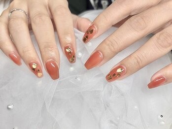 ハートホロネイル