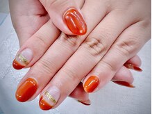 ルビーネイル 太閤通駅店(RUBY NAIL)/ワンカラー　４本アート