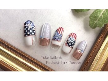 ユウコネイルズアンドエステティック ラ デェス(Yuko Nails & Esthetic La Deesse)/プラチナコース(定額制)¥9500