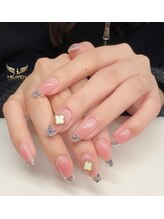 ヘブン ネイル 鶯谷(HEAVEN Nail)/個性的でゴージャスなデザイン