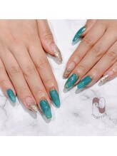 マーノ 津田沼ビート店/大理石ネイル