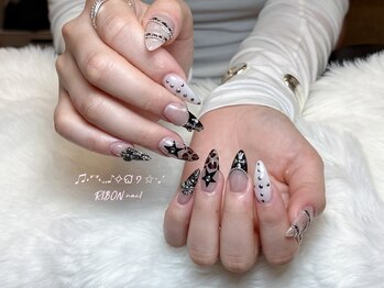 リボン 高田馬場(RIBON)/アートやり放題パーツ付け放題