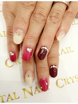 クリスタルネイル ボンベルタ橘店(CRYSTAL NAIL)/冬ネイル
