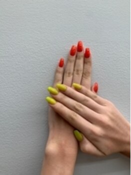 ツーカラーネイル