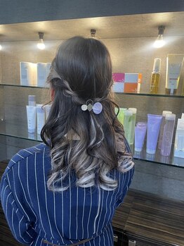 ユアーズ 四街道店(YOURS)/卒業式ヘアアレンジハーフアップ