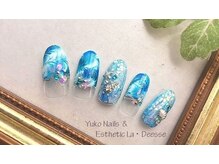 ユウコネイルズアンドエステティック ラ デェス(Yuko Nails & Esthetic La Deesse)/プラチナコース（定額制）¥9500