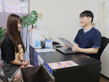 一期一縁 愛媛松山店/施術前に簡単なカウンセリング