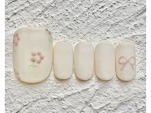 カラ ネイル 中津店(calla nail)/スウィートなフラワー♪