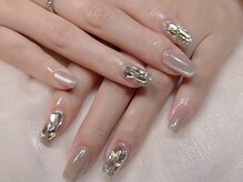 スペラ 大宮店(Spera)/2本ストーン埋め尽くしネイル