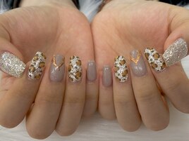 【山崎】レオパードネイル