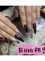 指愛_nail salon&nbsp;ブラック系