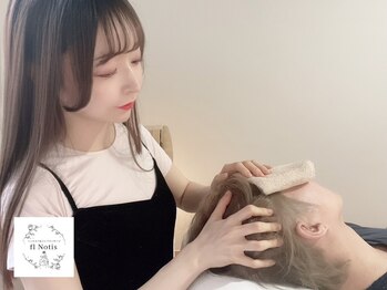 フルノーティス 池袋店(fl Notis)の写真/お仕事帰りのビジネスマンや自営業の方の疲れた頭を徹底的にほぐします。スマホやPCによる目の疲れ解消に◎