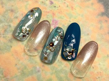ネイルサロン マハロ(Nail salon MaHaLo)/新規付替オフ込☆ハンド¥7950