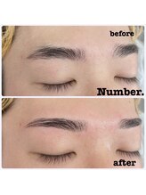 ナンバー(Number.)/3～4週間でのお手入がオススメ！