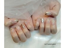 ハミングバード(Hummingbird)/韓国ビジューネイル♪