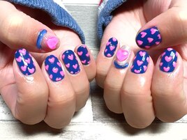 POPハートネイル