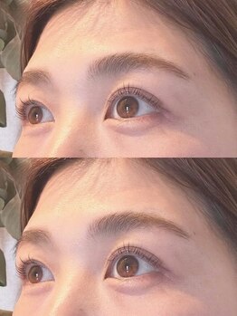 ヘアーウニール アイ(Hair Unir eye)の写真/【視線惹きつける大人cuteな目元へ】あなたの目のカタチ、なりたい雰囲気に合わせて最適なロッド選定◎