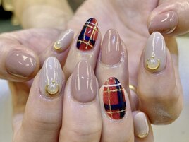 チェックネイル