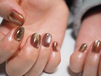 ネイルサロン ユーズ(USE.)/ぷるマグmirrorアレンジ