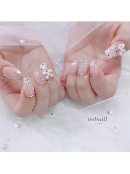 ノルネイル(nol nail)/ドットガーリーネイル♪